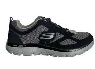 SKECHERS SUMMITS BLK/GREY 894344-BKGY