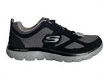 SKECHERS SUMMITS BLK/GREY 894344-BKGY